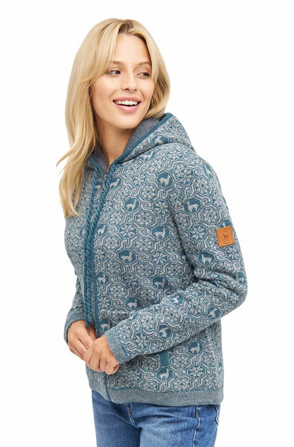 Alpaka Strickjacke HUASCARAN - 100% Alpaka