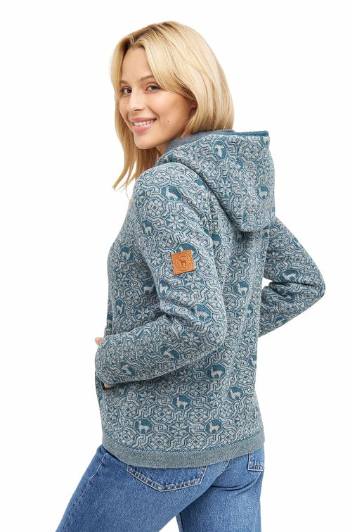 Strickjacke HUASCARAN aus 100% Alpaka