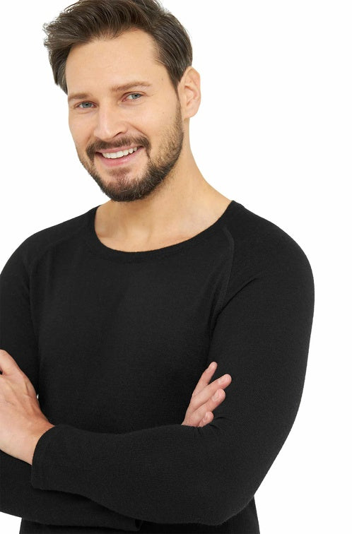 Langarm-Shirt Baselayer Herren THERMO mit 95% Royal Alpaka