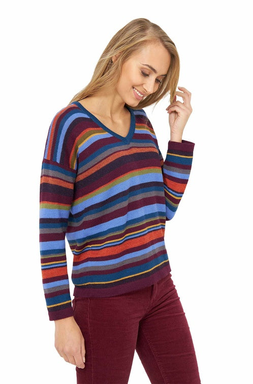 Alpaka Pullover ARCO IRIS - 100% Alpaka