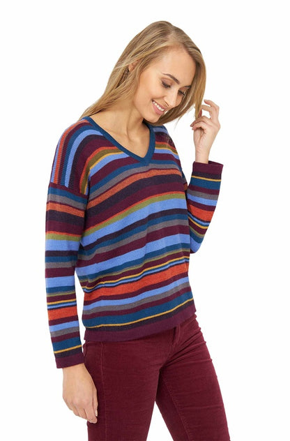 Alpaka Pullover ARCO IRIS - 100% Alpaka
