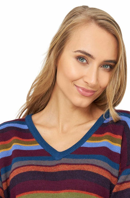 Alpaka Pullover ARCO IRIS - 100% Alpaka