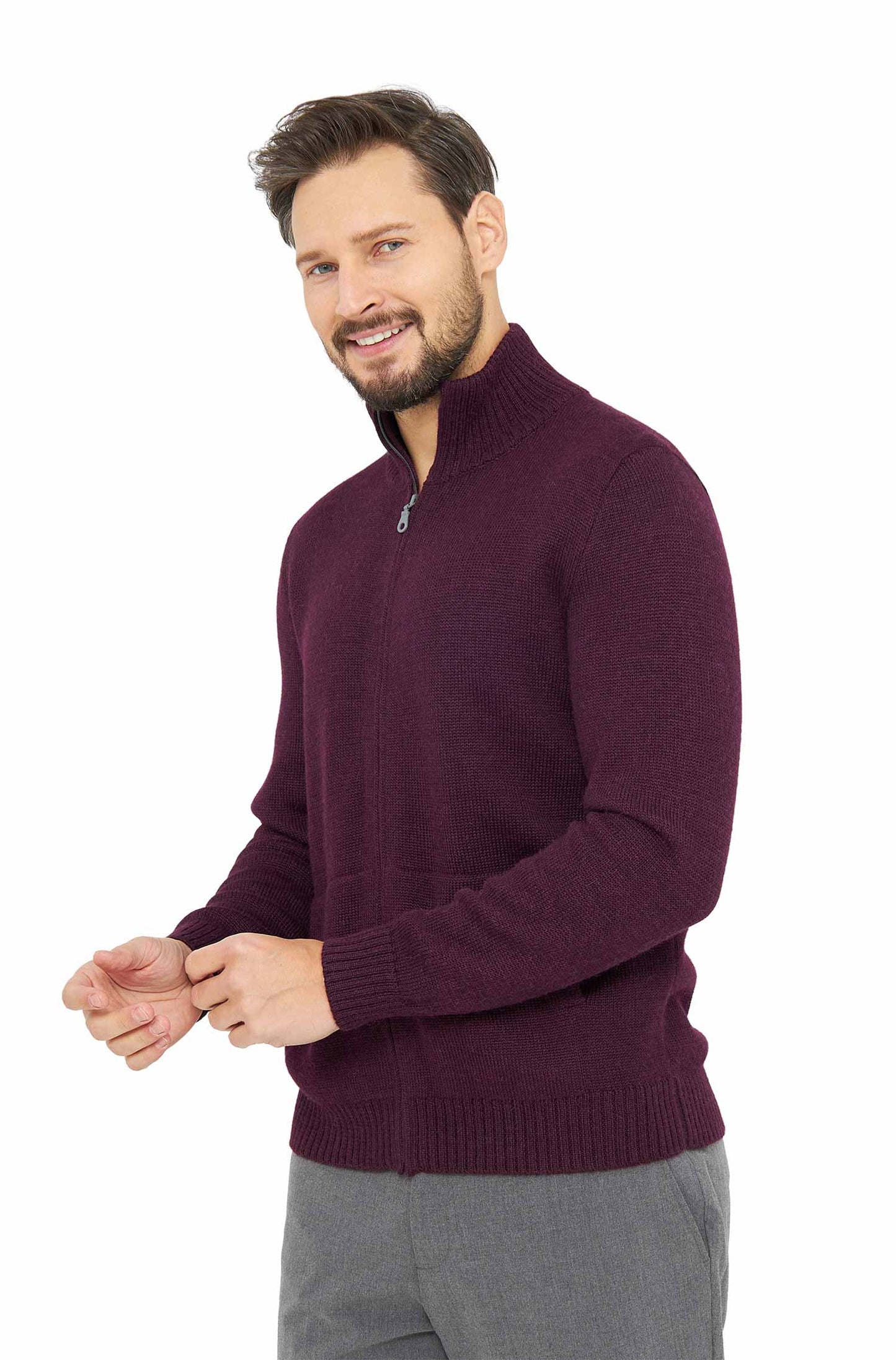 Alpaka Strickjacke RONALDO Herren