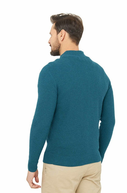 Pima-Baumwolle Strickjacke ALAYO Herren - 30% Baby-Alpaka