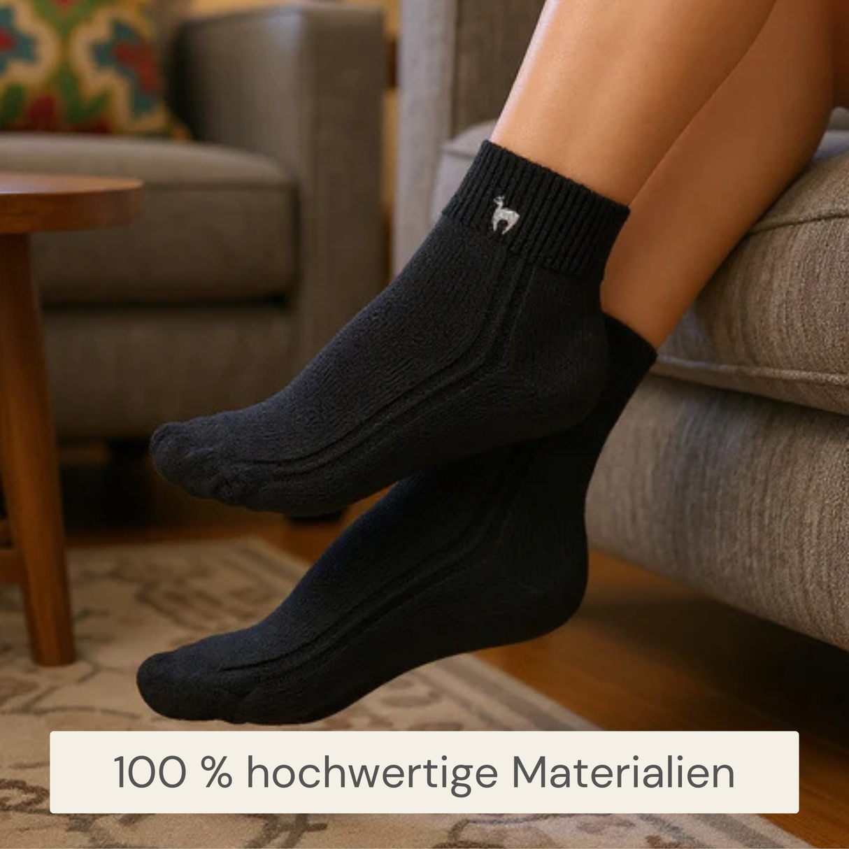 Alpaka WOHLFÜHLSOCKEN - 52% Alpaka