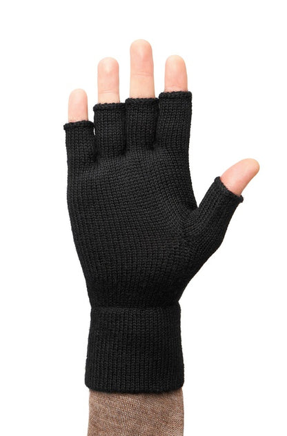 Alpaka Fingerlose Handschuhe UNI- 100% Alpaka