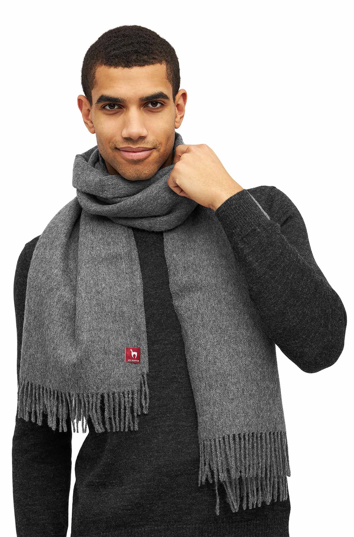 Alpaka Schal Oversize UNI GRANDE - 100% Alpaka - 200x70cm