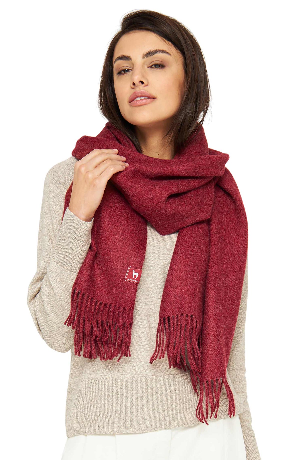 Alpaka Schal Oversize UNI GRANDE - 100% Alpaka - 200x70cm