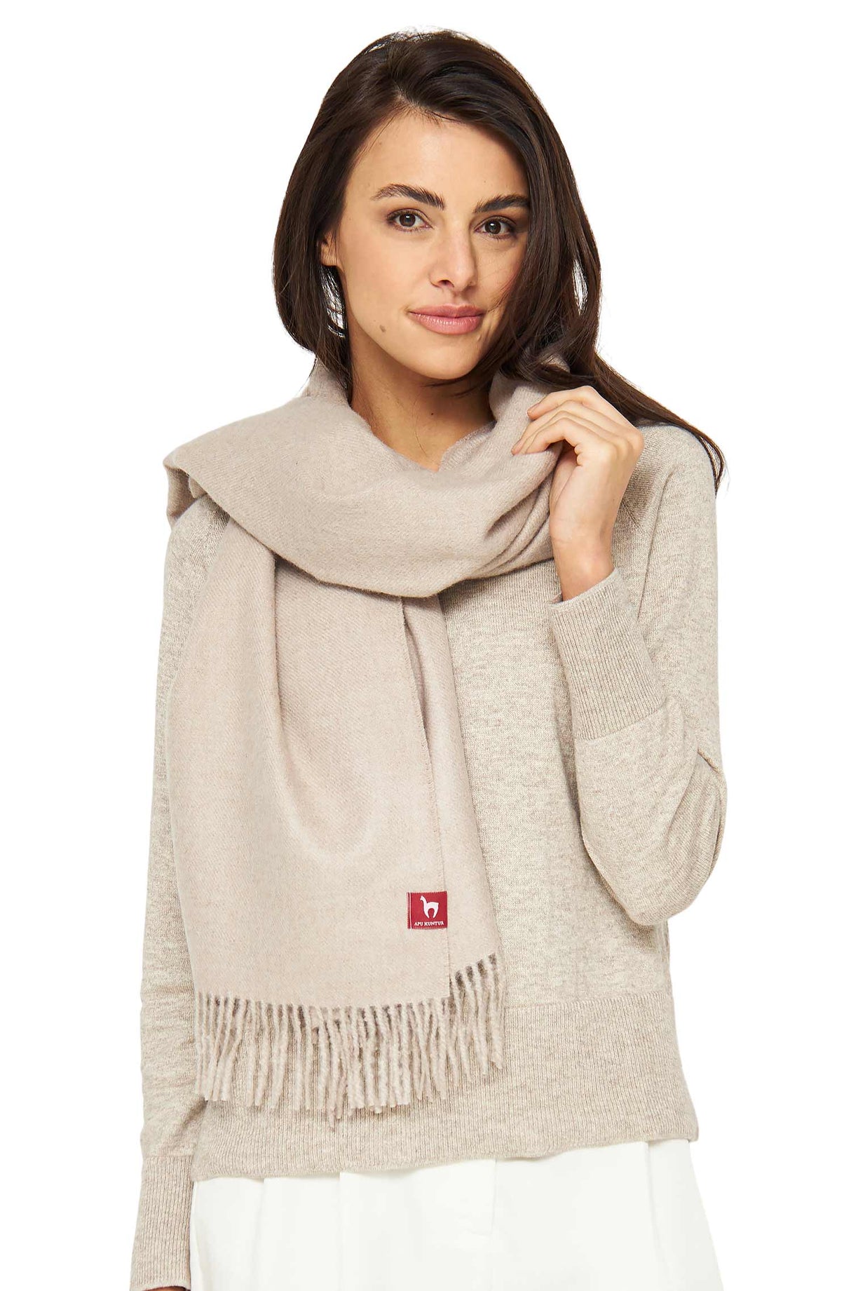 Alpaka Schal Oversize UNI GRANDE - 100% Alpaka - 200x70cm