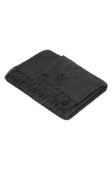 Tagesdecke UNI aus 100% Alpaka - 5 Farben dunkelgrau 180x135 cm von Apu Kuntur