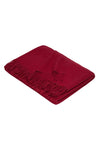 Tagesdecke UNI aus 100% Alpaka - 5 Farben weinrot 180x135 cm von Apu Kuntur