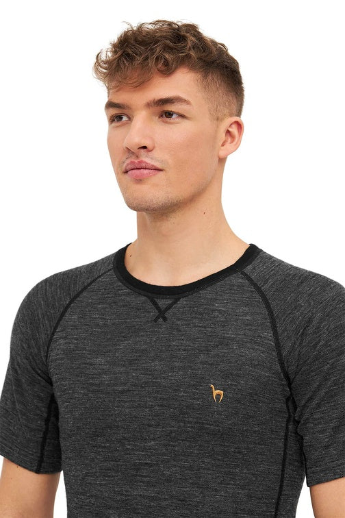 Alpaka Thermo-Shirt ANDEN ACTIVE Herren - 60% Premium Alpaka