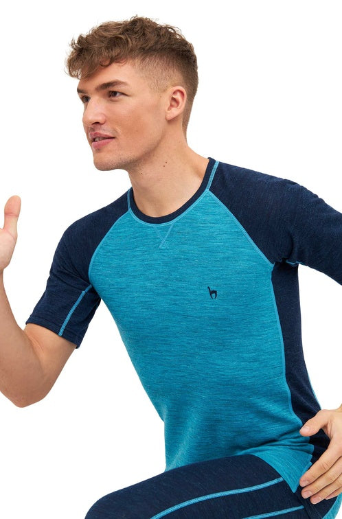 Alpaka Thermo-Shirt ANDEN ACTIVE Herren - 60% Premium Alpaka