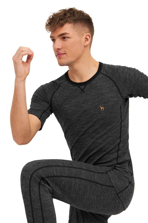 Alpaka Thermo-Shirt ANDEN ACTIVE Herren - 60% Premium Alpaka