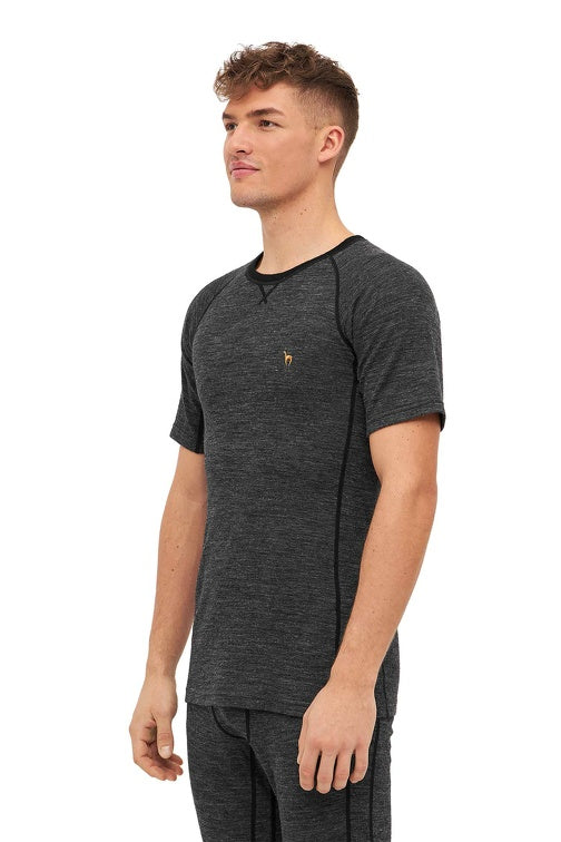 Alpaka Thermo-Shirt ANDEN ACTIVE Herren - 60% Premium Alpaka