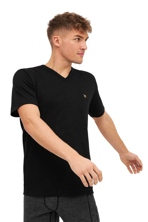 Alpaka Uni-Shirt ANDEN ACTIVE Herren - 60% Premium Alpaka