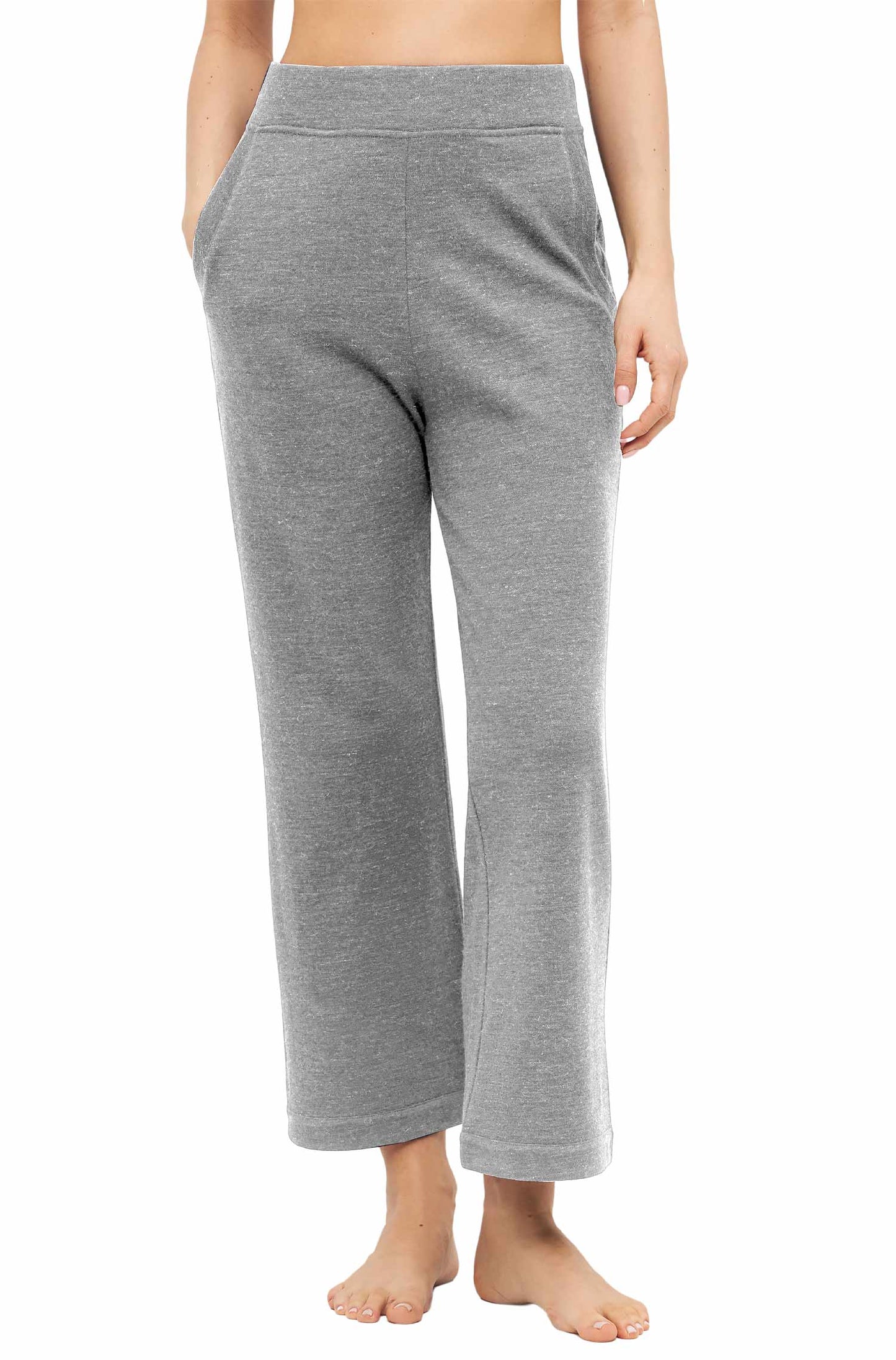Alpaka Thermo Lounge-Hose ANDEN ACTIVE Damen - 60% Premium Alpaka silber-melange