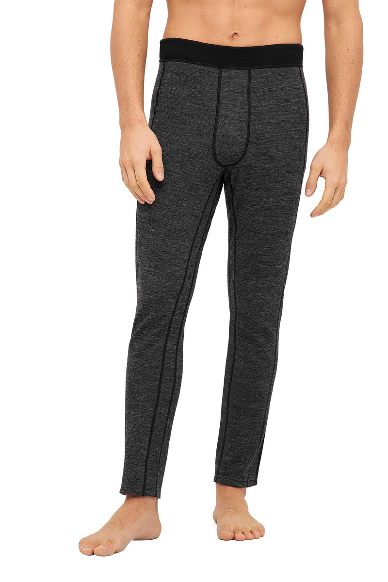 Alpaka Lange Thermo-Hose ANDEN ACTIVE Herren - 60% Premium Alpaka anthrazit