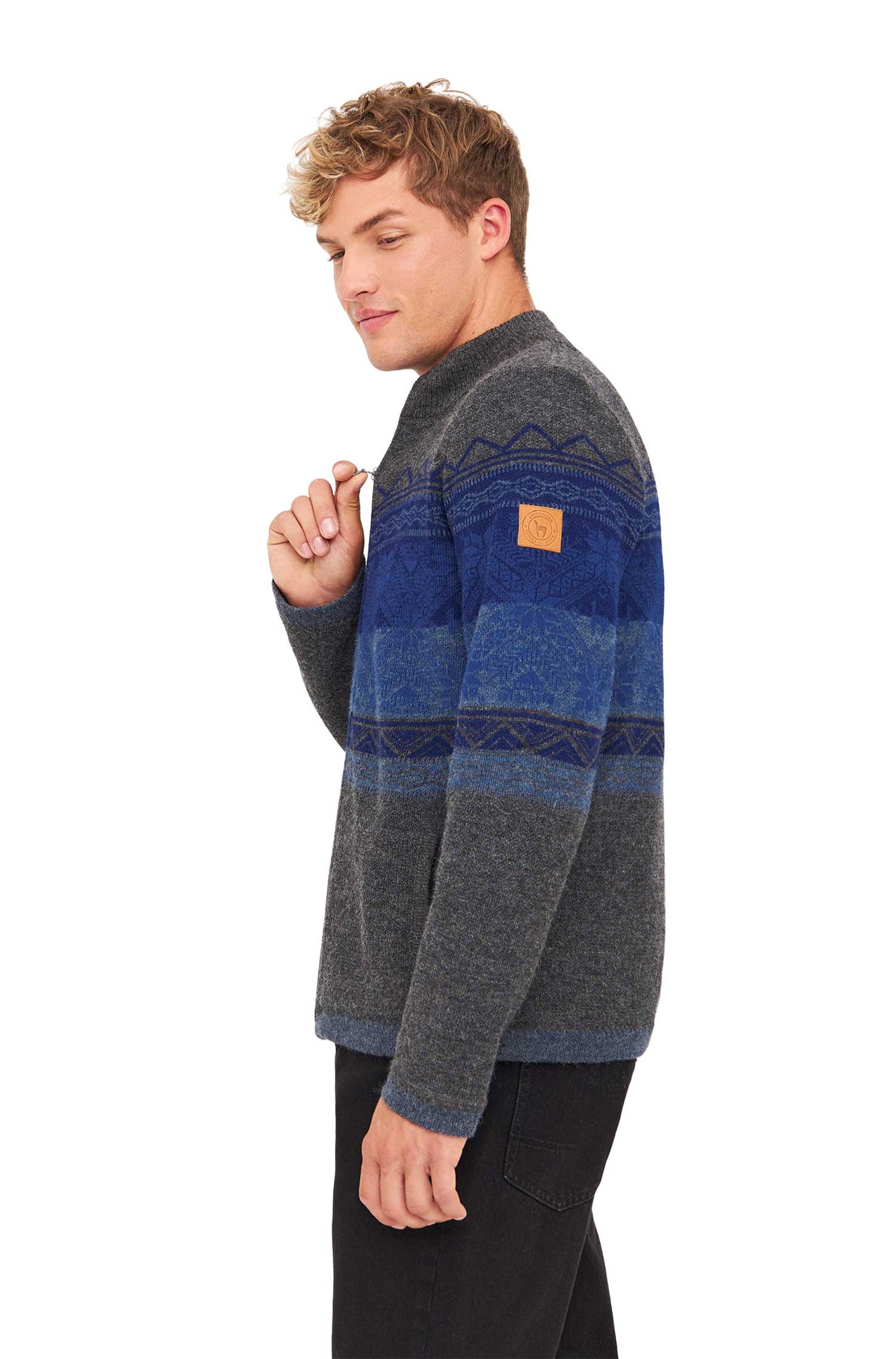 Alpaka Strickjacke GAEL Herren