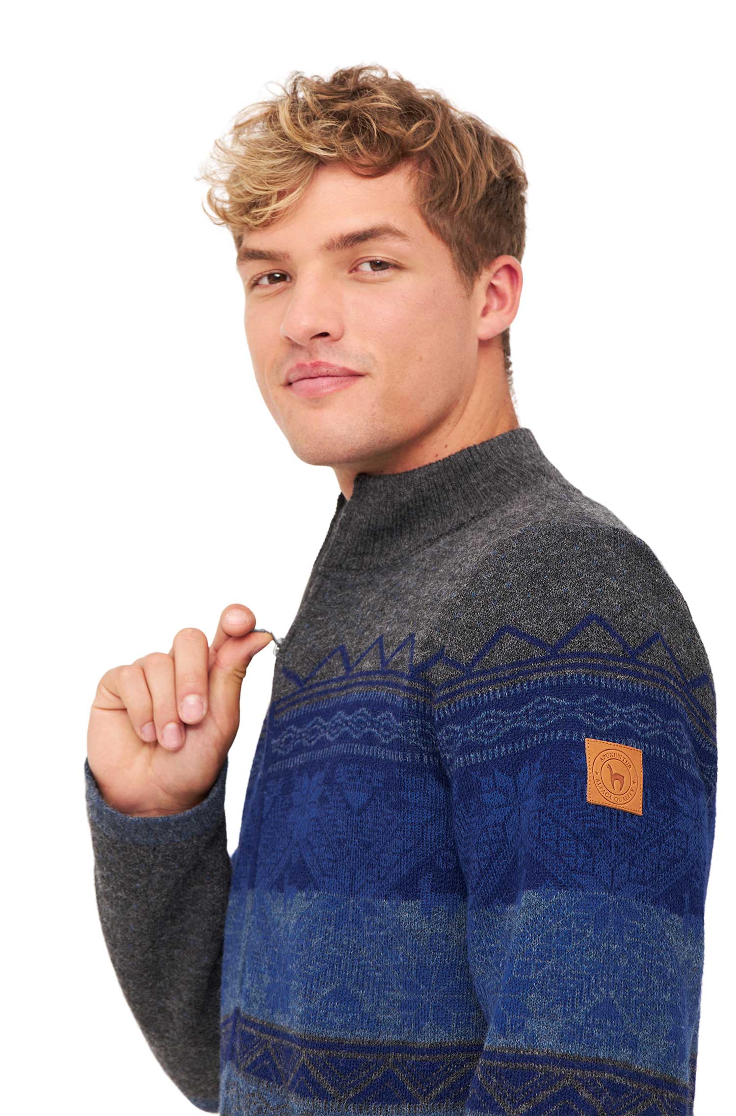 Alpaka Strickjacke GAEL Herren