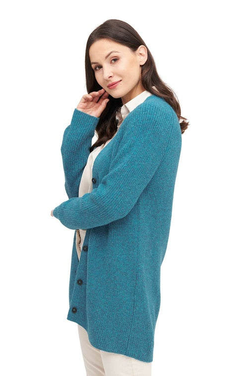 Alpaka Strickjacke CARICE - 56% Alpaka & Merino