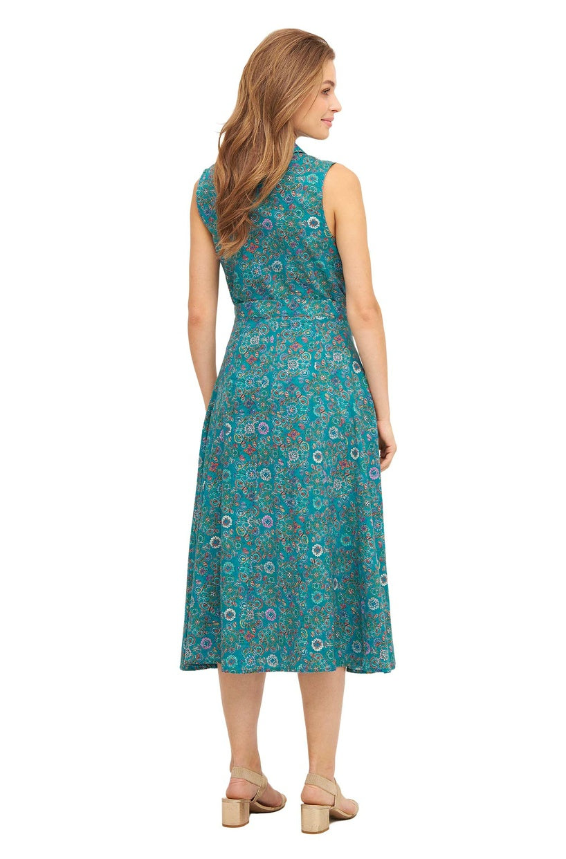 Pima-Baumwolle Maxi-Rock FLORAL ETHNO