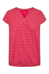 Shirt PAPERFLOWER mit Flügelärmel red von Apu Kuntur
