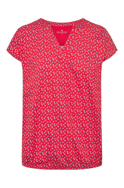 Pima-Baumwolle Shirt PAPERFLOWER mit Flügelärmel