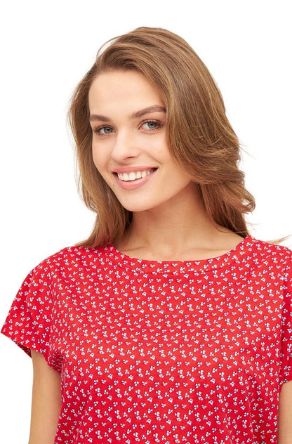 Pima-Baumwolle Boxy-T-Shirt PAPERFLOWER