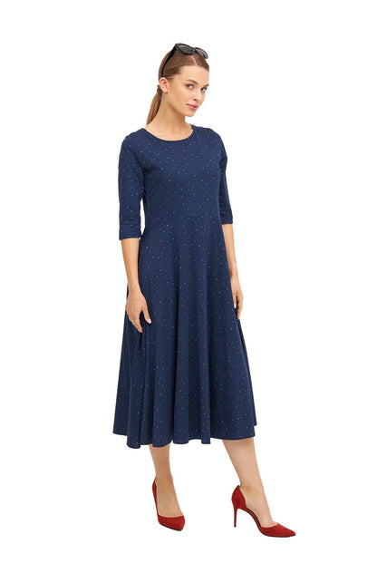 Pima-Baumwolle Kleid ALPAQUITAS, lang