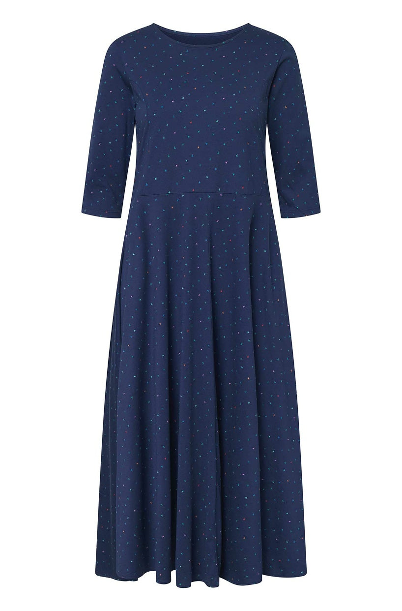 Pima-Baumwolle Kleid ALPAQUITAS, lang