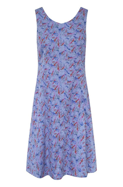 Pima-Baumwolle Kleid FLYING BIRD, kurz