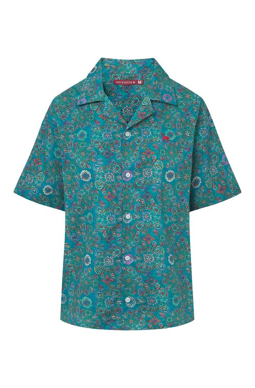 Pima-Baumwolle Hemd FLORAL ETHNO