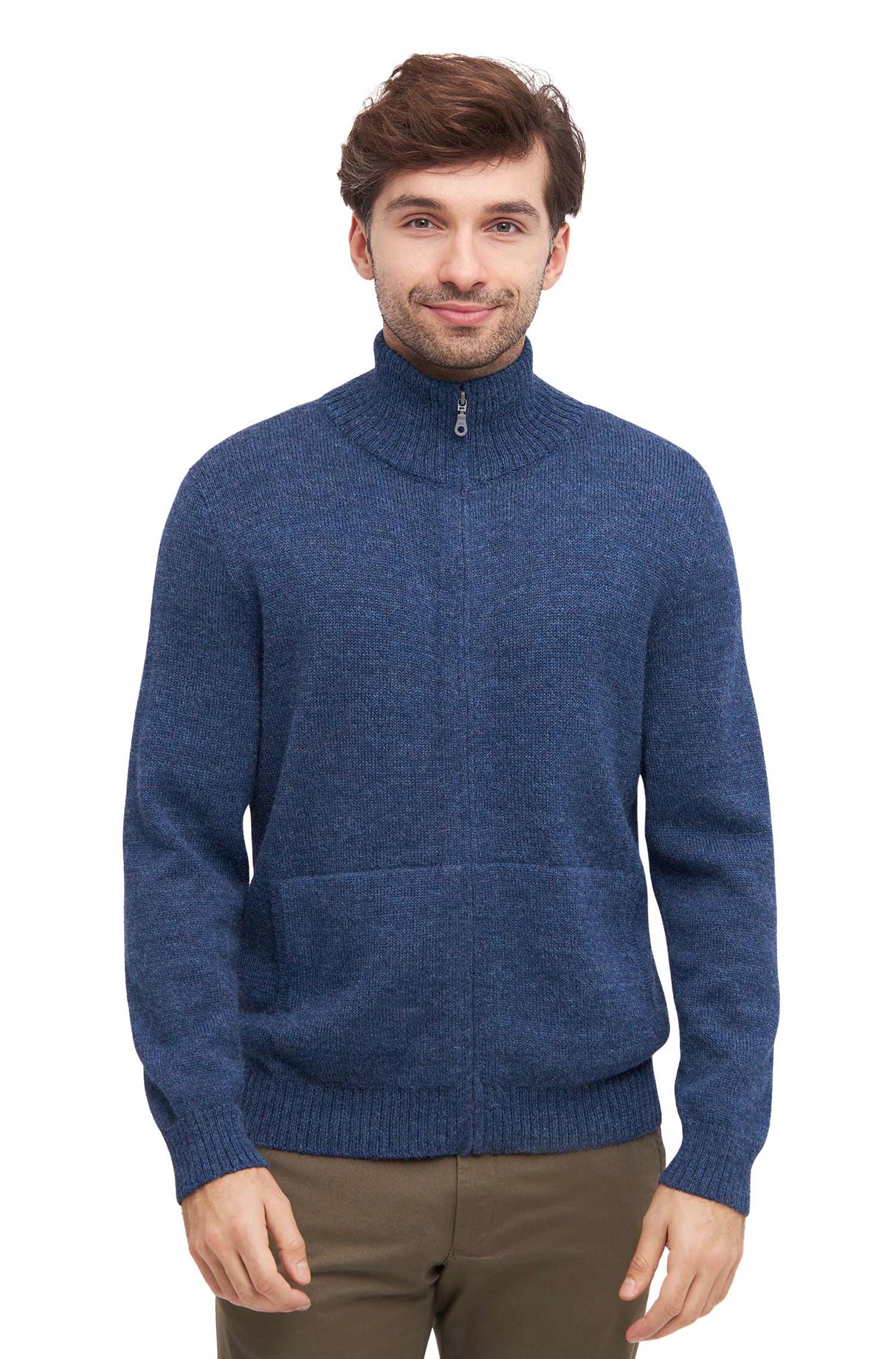 Strickjacke Herren RONALDO aus 100% Alpaka von Apu Kuntur