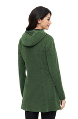 Alpaka Kapuzenmantel APU FLEECE mit Baby Alpaka & Bio-Pima-Baumwolle von Apu Kuntur