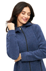 Alpaka Kapuzenmantel APU FLEECE mit Baby Alpaka & Bio-Pima-Baumwolle von Apu Kuntur