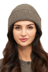 Mütze PACA aus 87% Alpaka und 13% Merino taupe one-size von Apu Kuntur