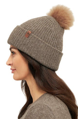 Mütze PACA mit Bommel aus 87% Alpaka und 13% Merino von Apu Kuntur