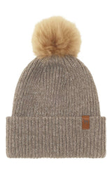 Mütze PACA mit Bommel aus 87% Alpaka und 13% Merino von Apu Kuntur