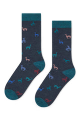 Socken ALPAQUITAS mit Alpaka Motiven - 56% Alpaka von Apu Kuntur