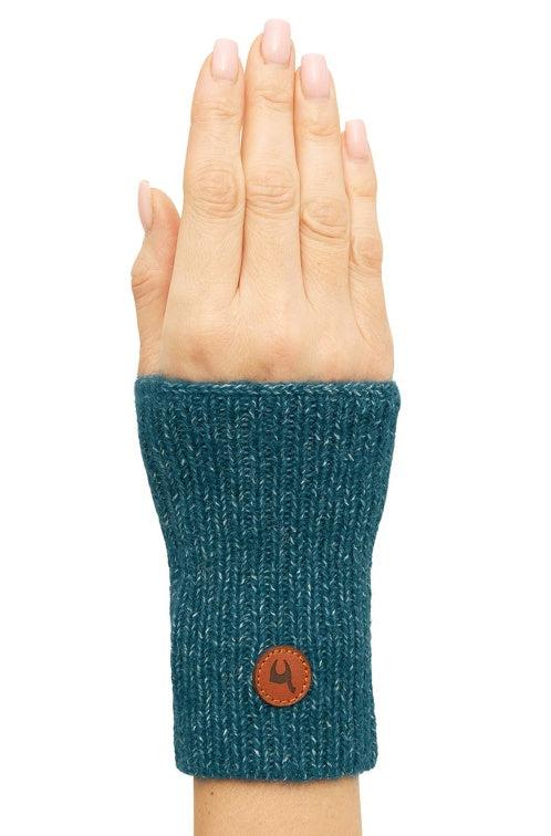 Pulswärmer PACA - 87% Alpaka - mit Merino ultramarin one-size von Apu Kuntur