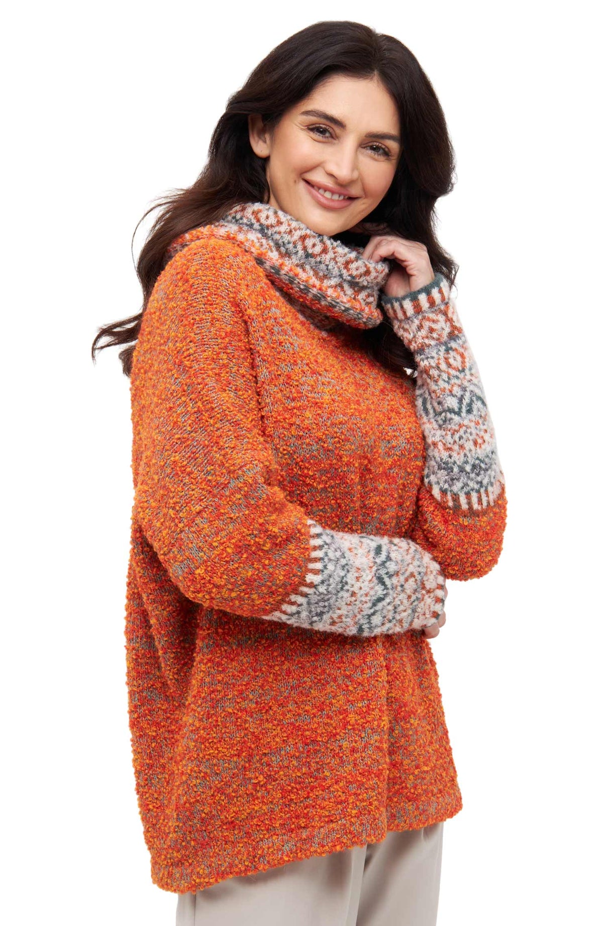 Pullover COLORES ANDEN aus 100% Alpaka - one size von Apu Kuntur