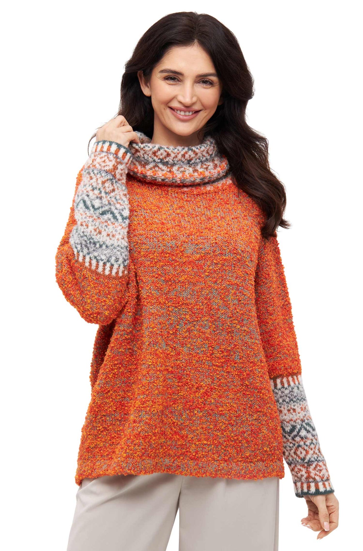 Pullover COLORES ANDEN aus 100% Alpaka - one size von Apu Kuntur
