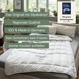 Alpaka Sommer Bettdecke - 100% Naturfaser