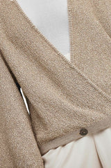 ECO-Alpaka Cardigan WEAVE mit Bio-Baumwolle