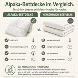 Alpaka Bettdecke 100% Alpakadecke "Alpaka Store Deutschland" inkl. gratis Schlafratgeber