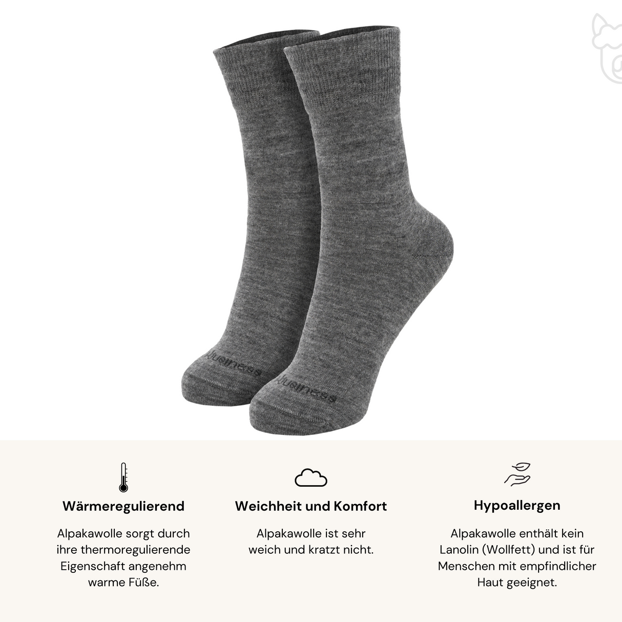 Socken BUSINESS LUXUS - 70% Alpaka