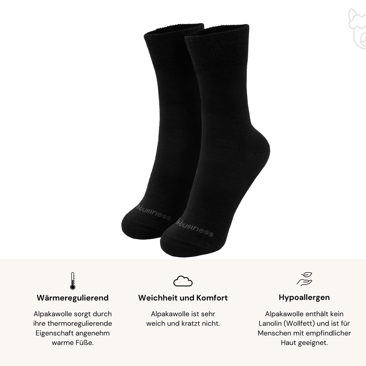 Socken BUSINESS LUXUS - 70% Alpaka