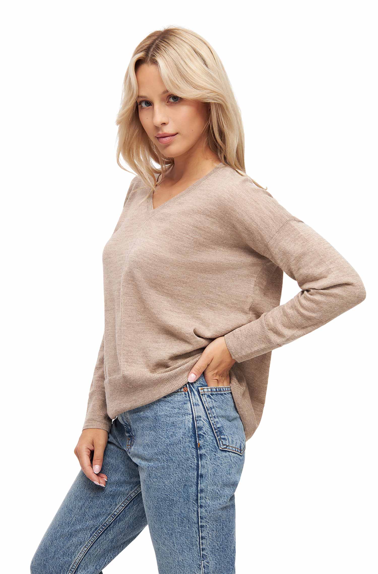 Alpaka Pullover AMBRA beige