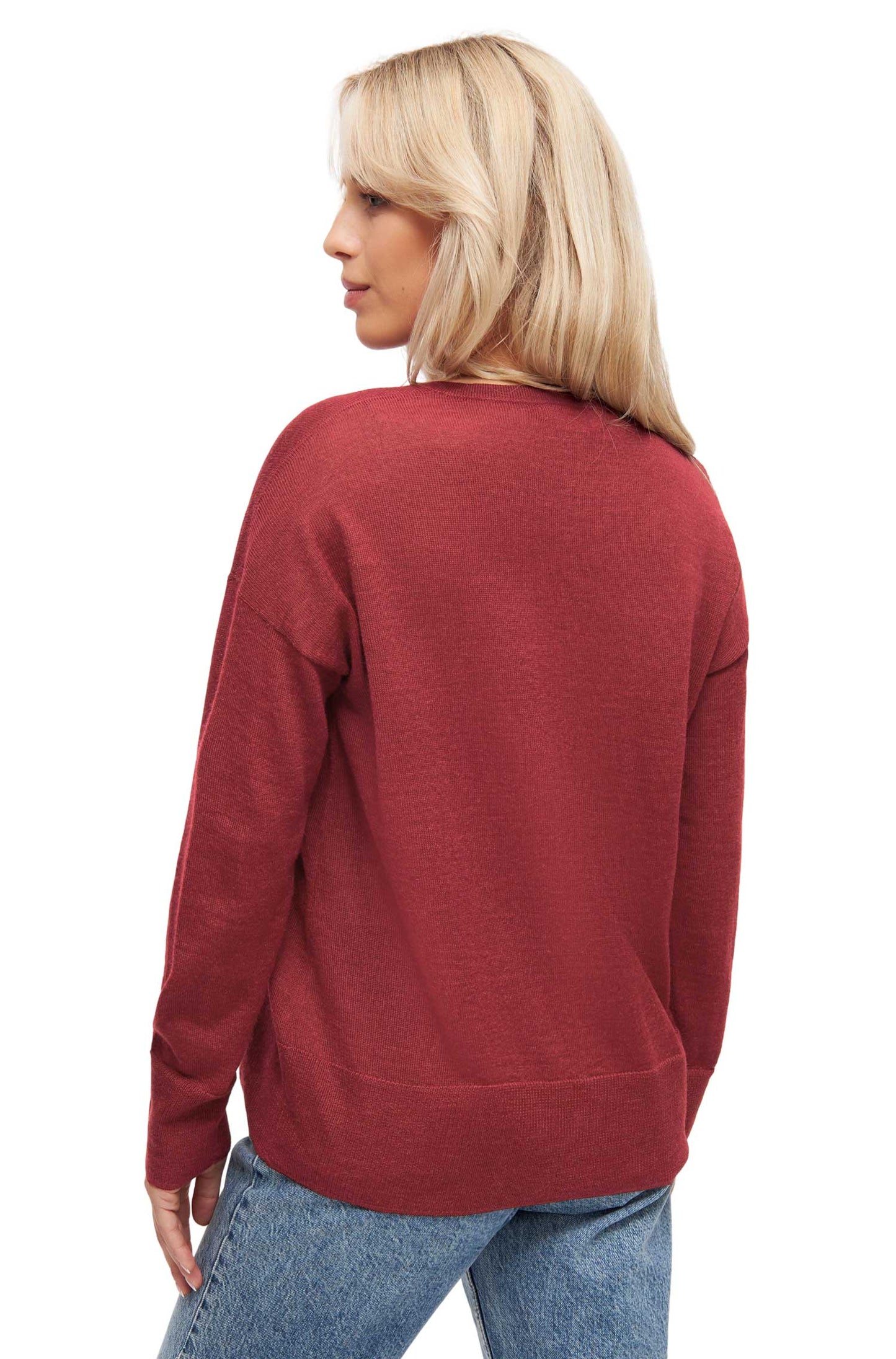 Alpaka Pullover AMBRA sienna rot